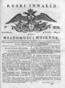 Ruski inwalid czyli wiadomości wojenne 1819, Nr 288