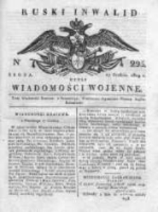 Ruski inwalid czyli wiadomości wojenne 1819, Nr 295