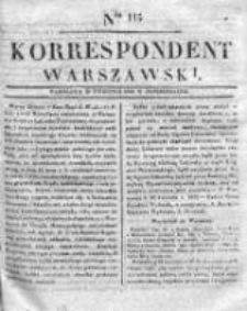 Korespondent, 1833, I, Nr 115