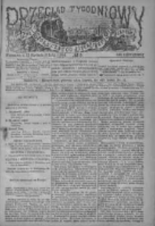 Przegląd Tygodniowy Życia Społecznego Literatury i Sztuk Pięknych 1884, R.IXX, Nr 5