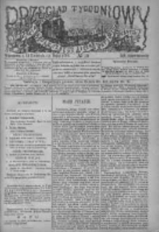 Przegląd Tygodniowy Życia Społecznego Literatury i Sztuk Pięknych 1884, R.IXX, Nr 19