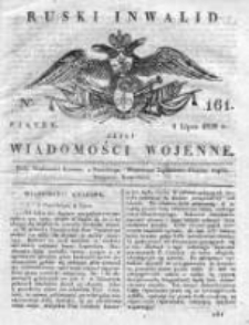 Ruski inwalid czyli wiadomości wojenne 1820, Nr 161