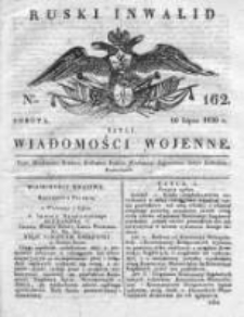 Ruski inwalid czyli wiadomości wojenne 1820, Nr 162