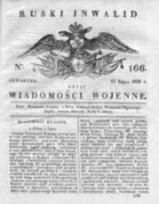Ruski inwalid czyli wiadomości wojenne 1820, Nr 166