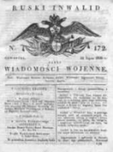 Ruski inwalid czyli wiadomości wojenne 1820, Nr 172