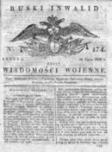 Ruski inwalid czyli wiadomości wojenne 1820, Nr 174