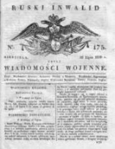 Ruski inwalid czyli wiadomości wojenne 1820, Nr 175