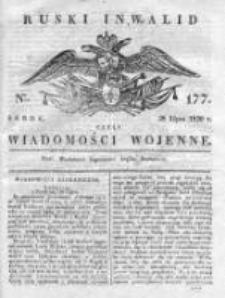 Ruski inwalid czyli wiadomości wojenne 1820, Nr 177