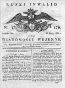 Ruski inwalid czyli wiadomości wojenne 1820, Nr 178
