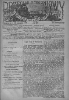 Przegląd Tygodniowy Życia Społecznego Literatury i Sztuk Pięknych 1884, R.IXX, Nr 48