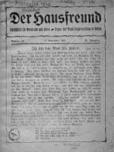 Der Hausfreund 17 wrzesień 1922 nr 38