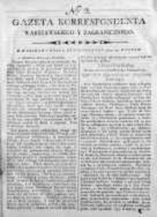 Gazeta Korrespondenta Warszawskiego y Zagranicznego 1800, Nr 2