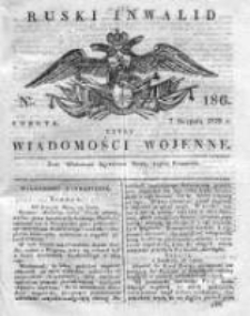 Ruski inwalid czyli wiadomości wojenne 1820, Nr 186