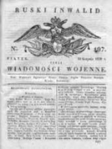 Ruski inwalid czyli wiadomości wojenne 1820, Nr 197