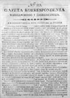 Gazeta Korrespondenta Warszawskiego y Zagranicznego 1800, Nr 22