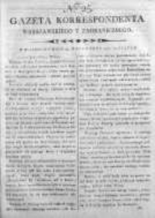 Gazeta Korrespondenta Warszawskiego y Zagranicznego 1800, Nr 25