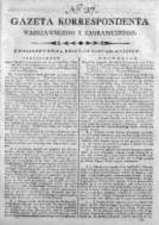 Gazeta Korrespondenta Warszawskiego y Zagranicznego 1800, Nr 27
