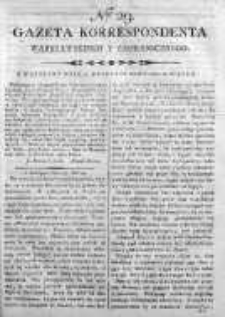 Gazeta Korrespondenta Warszawskiego y Zagranicznego 1800, Nr 29