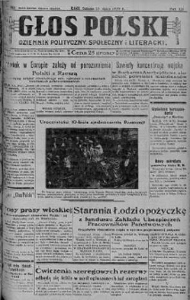 Głos Polski : dziennik polityczny, społeczny i literacki 18 maj 1929 nr 135