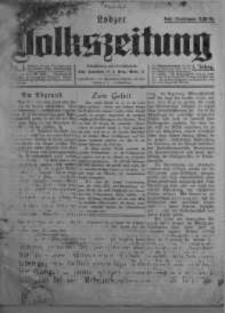 Lodzer Volkszeitung 28 październik 1923 nr 1