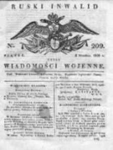 Ruski inwalid czyli wiadomości wojenne 1820, Nr 209