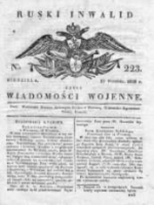 Ruski inwalid czyli wiadomości wojenne 1820, Nr 223
