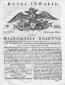 Ruski inwalid czyli wiadomości wojenne 1820, Nr 225