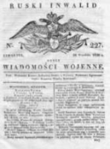Ruski inwalid czyli wiadomości wojenne 1820, Nr 227