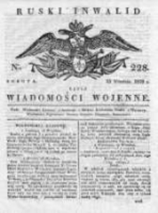 Ruski inwalid czyli wiadomości wojenne 1820, Nr 228