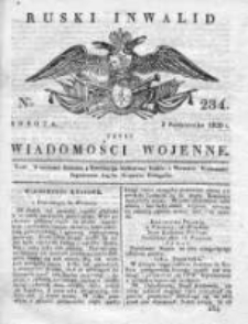 Ruski inwalid czyli wiadomości wojenne 1820, Nr 234