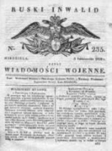 Ruski inwalid czyli wiadomości wojenne 1820, Nr 235