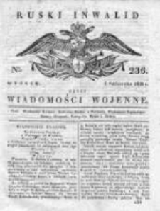 Ruski inwalid czyli wiadomości wojenne 1820, Nr 236