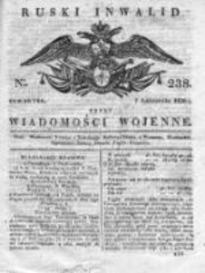 Ruski inwalid czyli wiadomości wojenne 1820, Nr 238