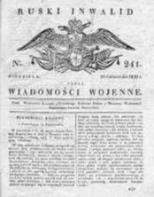 Ruski inwalid czyli wiadomości wojenne 1820, Nr 241