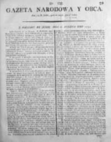 Gazeta Narodowa i Obca 1791, Nr 8