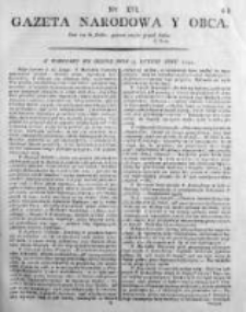 Gazeta Narodowa i Obca 1791, Nr 16