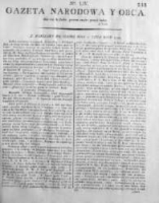 Gazeta Narodowa i Obca 1791, Nr 54