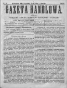 Gazeta Handlowa. Pismo poświęcone handlowi, przemysłowi fabrycznemu i rolniczemu, 1868, Nr 6
