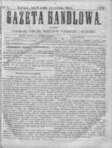 Gazeta Handlowa. Pismo poświęcone handlowi, przemysłowi fabrycznemu i rolniczemu, 1868, Nr 8