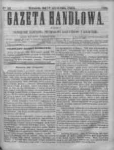 Gazeta Handlowa. Pismo poświęcone handlowi, przemysłowi fabrycznemu i rolniczemu, 1868, Nr 24