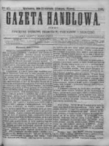 Gazeta Handlowa. Pismo poświęcone handlowi, przemysłowi fabrycznemu i rolniczemu, 1868, Nr 27