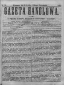 Gazeta Handlowa. Pismo poświęcone handlowi, przemysłowi fabrycznemu i rolniczemu, 1868, Nr 32