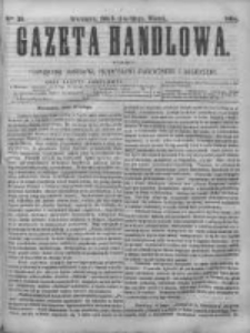 Gazeta Handlowa. Pismo poświęcone handlowi, przemysłowi fabrycznemu i rolniczemu, 1868, Nr 39