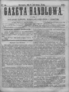 Gazeta Handlowa. Pismo poświęcone handlowi, przemysłowi fabrycznemu i rolniczemu, 1868, Nr 46