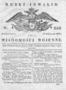 Ruski inwalid czyli wiadomości wojenne 1820, Nr 259
