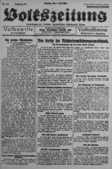 Volkszeitung 4 lipiec 1937 nr 181