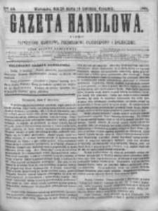 Gazeta Handlowa. Pismo poświęcone handlowi, przemysłowi fabrycznemu i rolniczemu, 1868, Nr 80