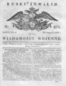 Ruski inwalid czyli wiadomości wojenne 1820, Nr 271