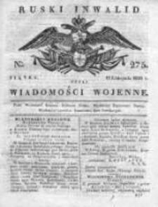 Ruski inwalid czyli wiadomości wojenne 1820, Nr 275
