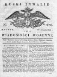 Ruski inwalid czyli wiadomości wojenne 1820, Nr 278